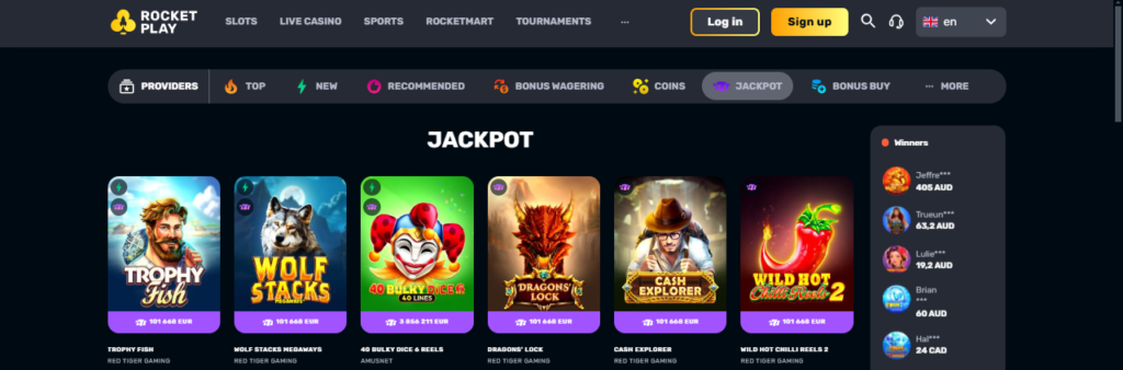 rocketplay casino review